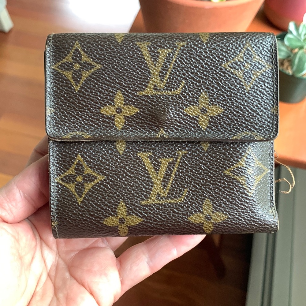 The Billionaires Elise LV Monogram Portefeiulle Elise Trifold Wallet